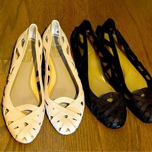 Melissa x Jason Wu ballet flats x 2 with Branded Shoe Bags x 2